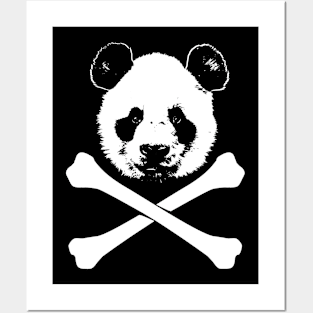 PANDA BEAR JOLLY ROGER Posters and Art